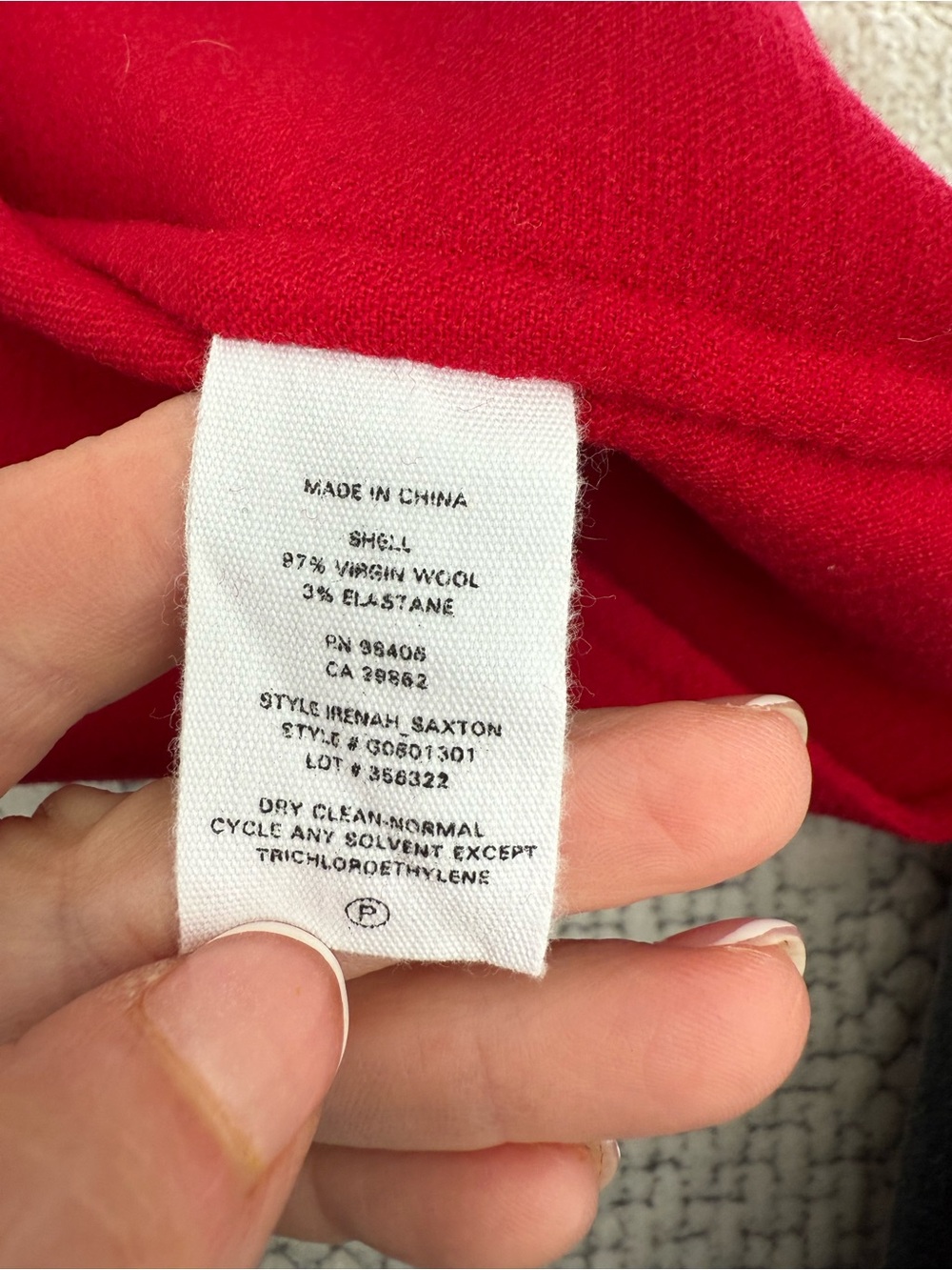 Theory Red Mini Skirt with Clean A-Line - Picture 5 of 9
